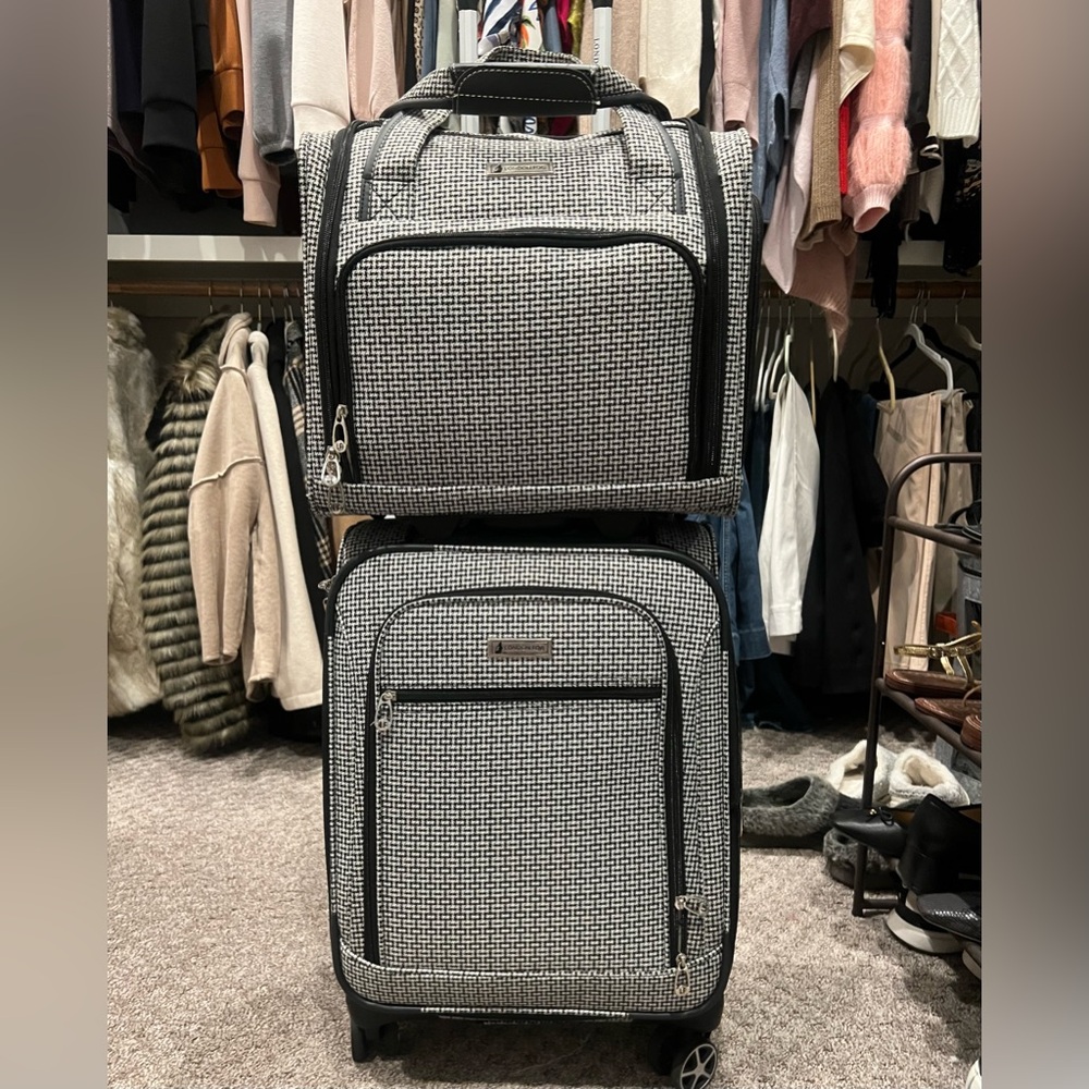 London Fog Carry-On Luggage Set.